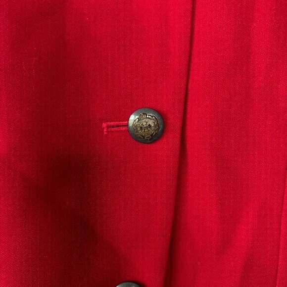 J McLaughlin for Sanyo Women's Vintage Double Breasted Wool Blazer Jacket Size 8 - Picture 4 of 12